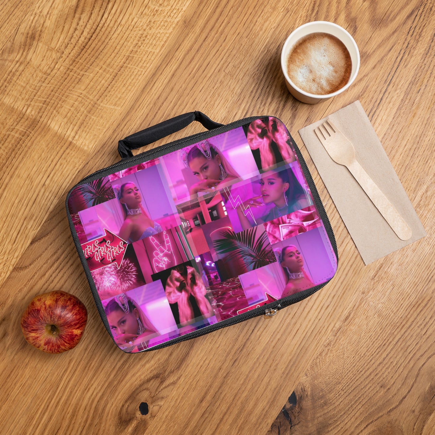 Ariana Grande 7 Rings Collage Lunch Bag
