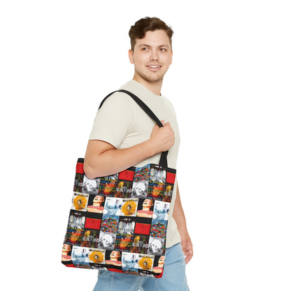 Radiohead Album Cover Collage Tote Bag