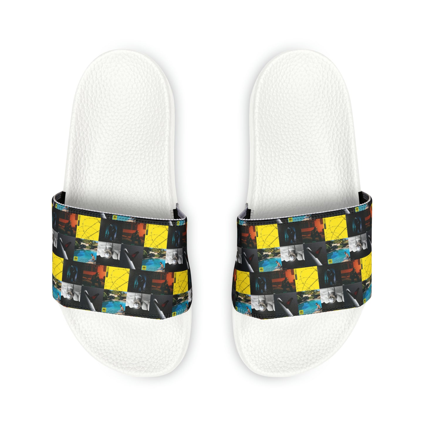 Post Malone Album Art Collage Men's Slide Sandals