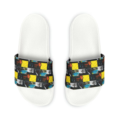 Post Malone Album Art Collage Men's Slide Sandals