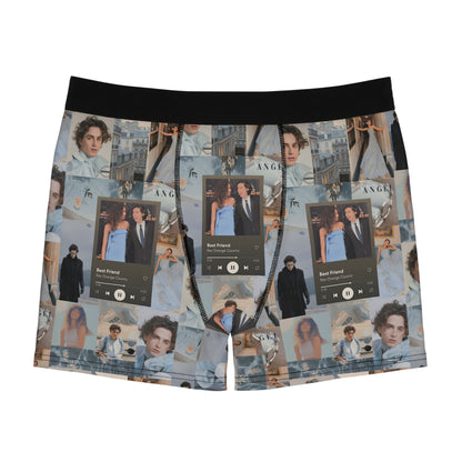 Timothee Chalamet And Zendaya Best Friend Collage Men's Boxer Briefs