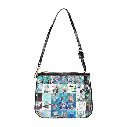 Hatsune Miku Album Cover Collage Small Shoulder Bag