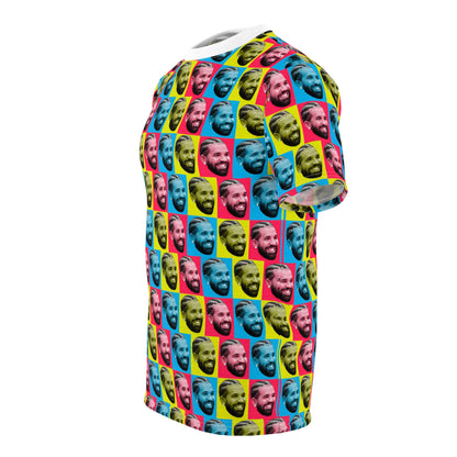 Drake Colored Checker Faces Unisex Tee Shirt
