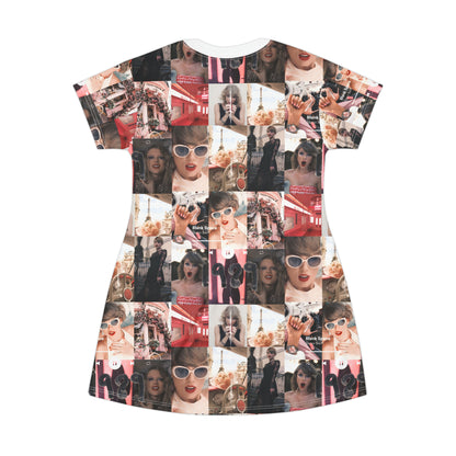 Taylor Swift 1989 Blank Space Collage T-Shirt Dress