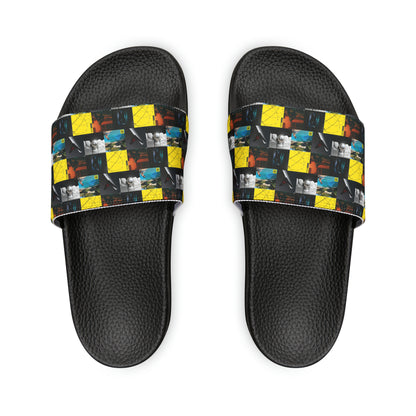 Post Malone Album Art Collage Women's Slide Sandals