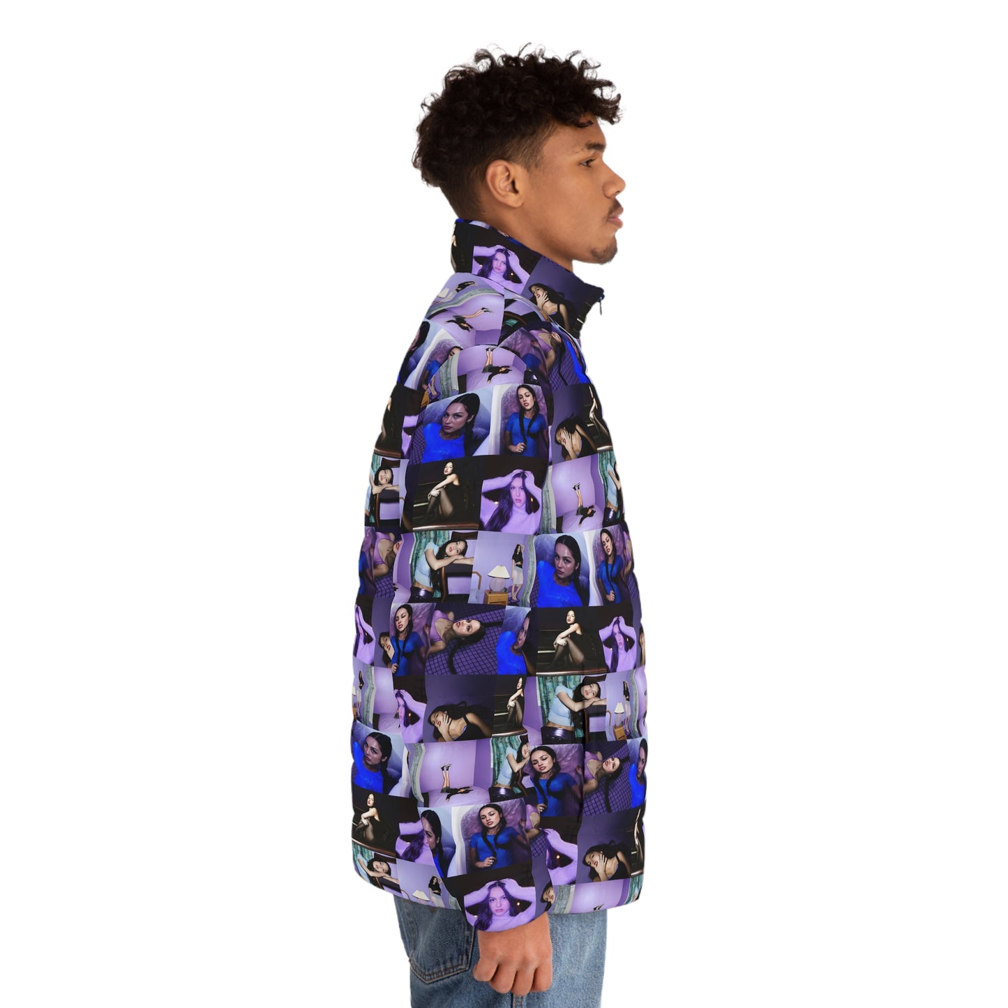 Olivia Rodrigo Guts Mosaic Men's Puffer Jacket