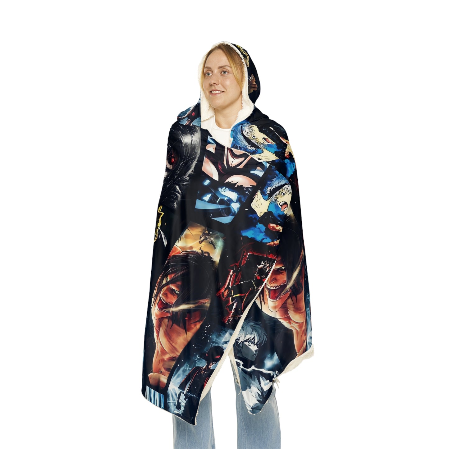 Anime Hero Montage Snuggle Blanket