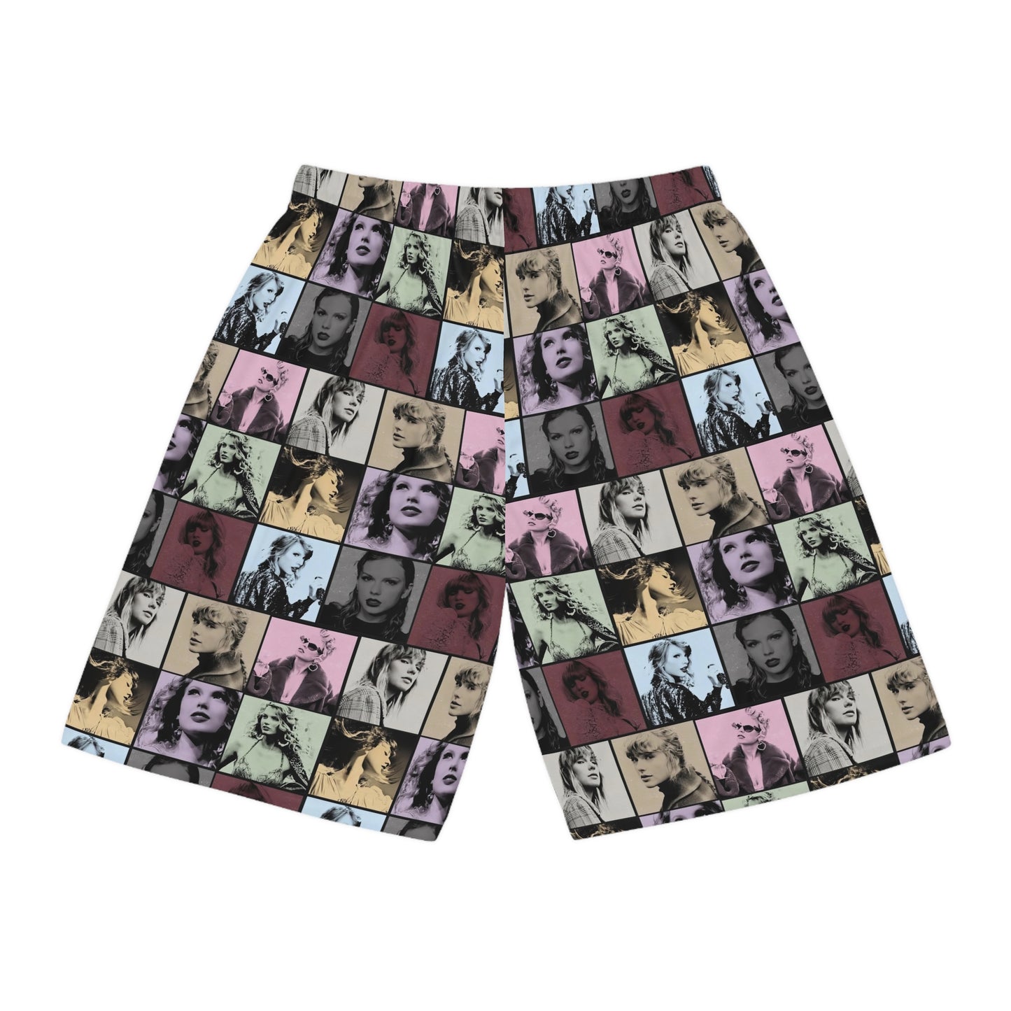 Taylor Swift Eras Collage Basketball Shorts