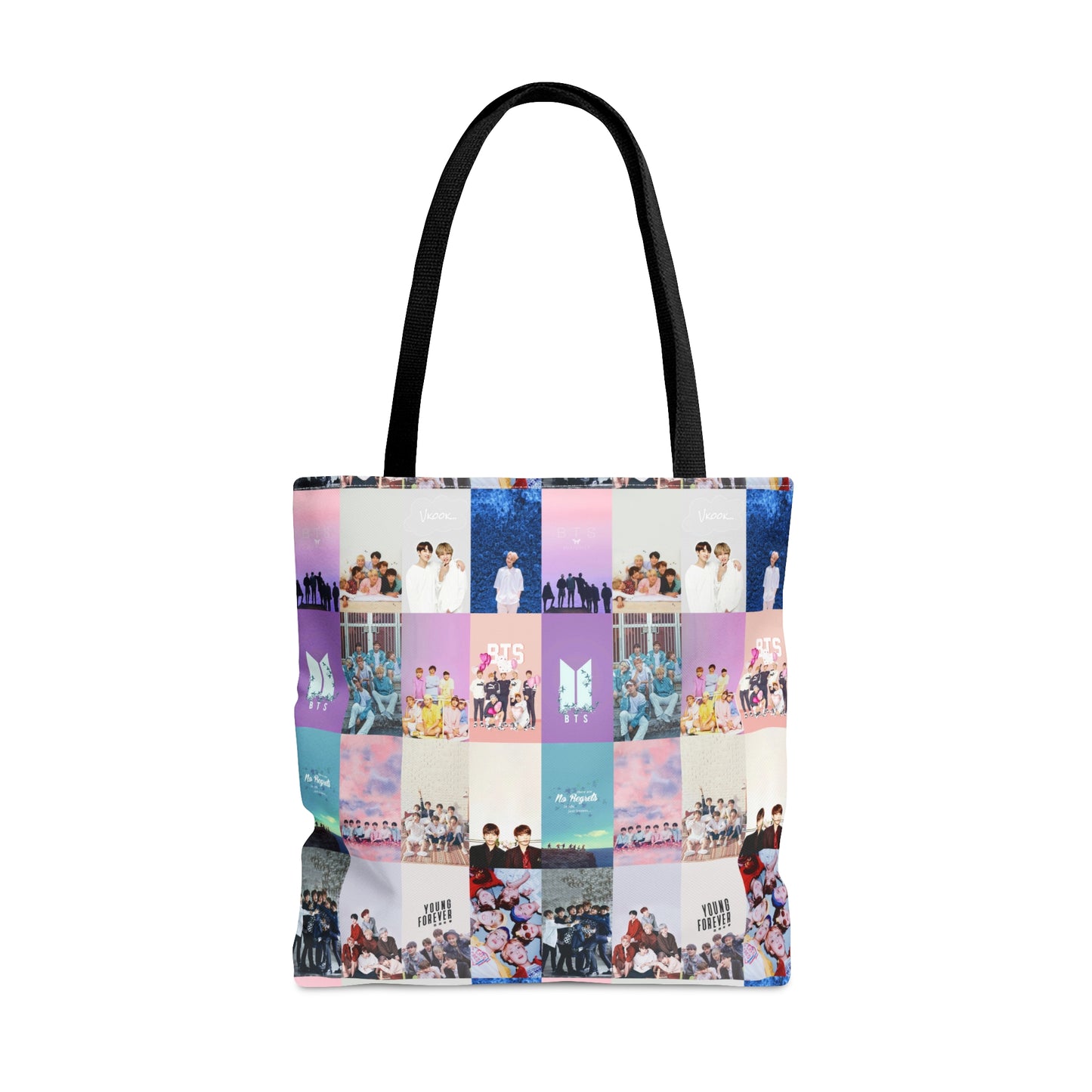 BTS Pastel Aesthetic Collage Tote Bag