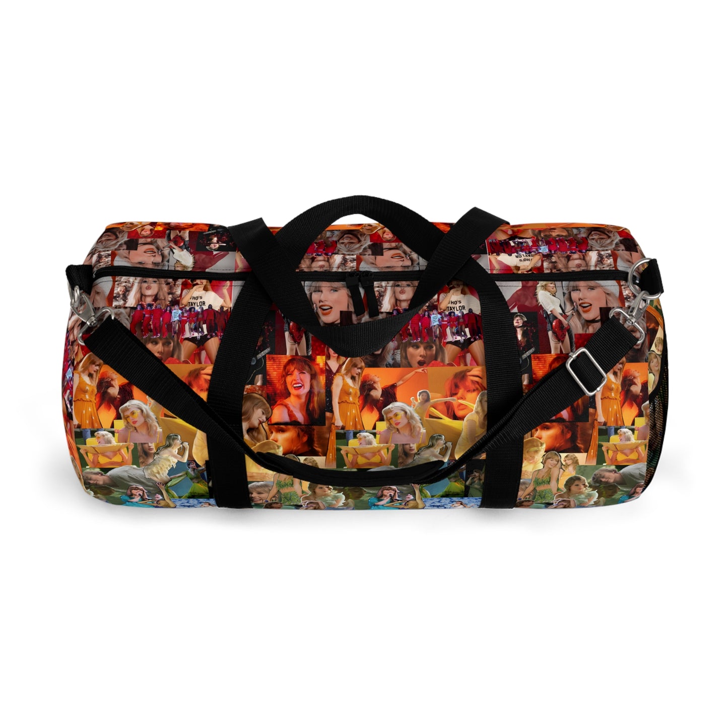 Taylor Swift Rainbow Photo Collage Duffel Bag