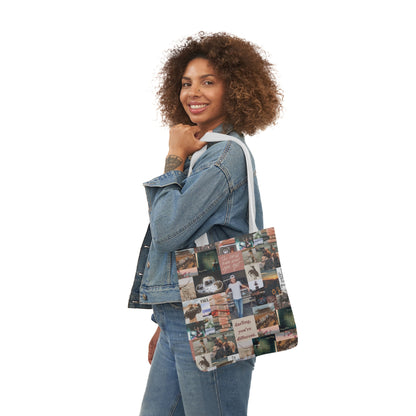 Morgan Wallen Darling You're Different Collage Polyester Canvas Tote Bag