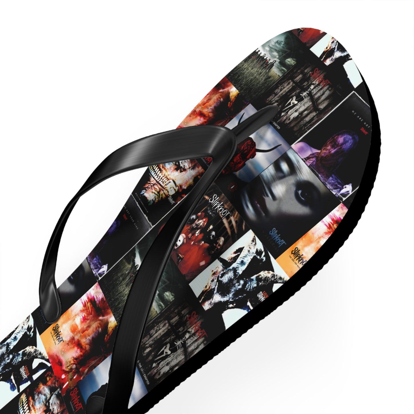 Slipknot Album Art Collage Flip Flops