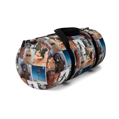 Miley Cyrus Flowers Photo Collage Duffel Bag