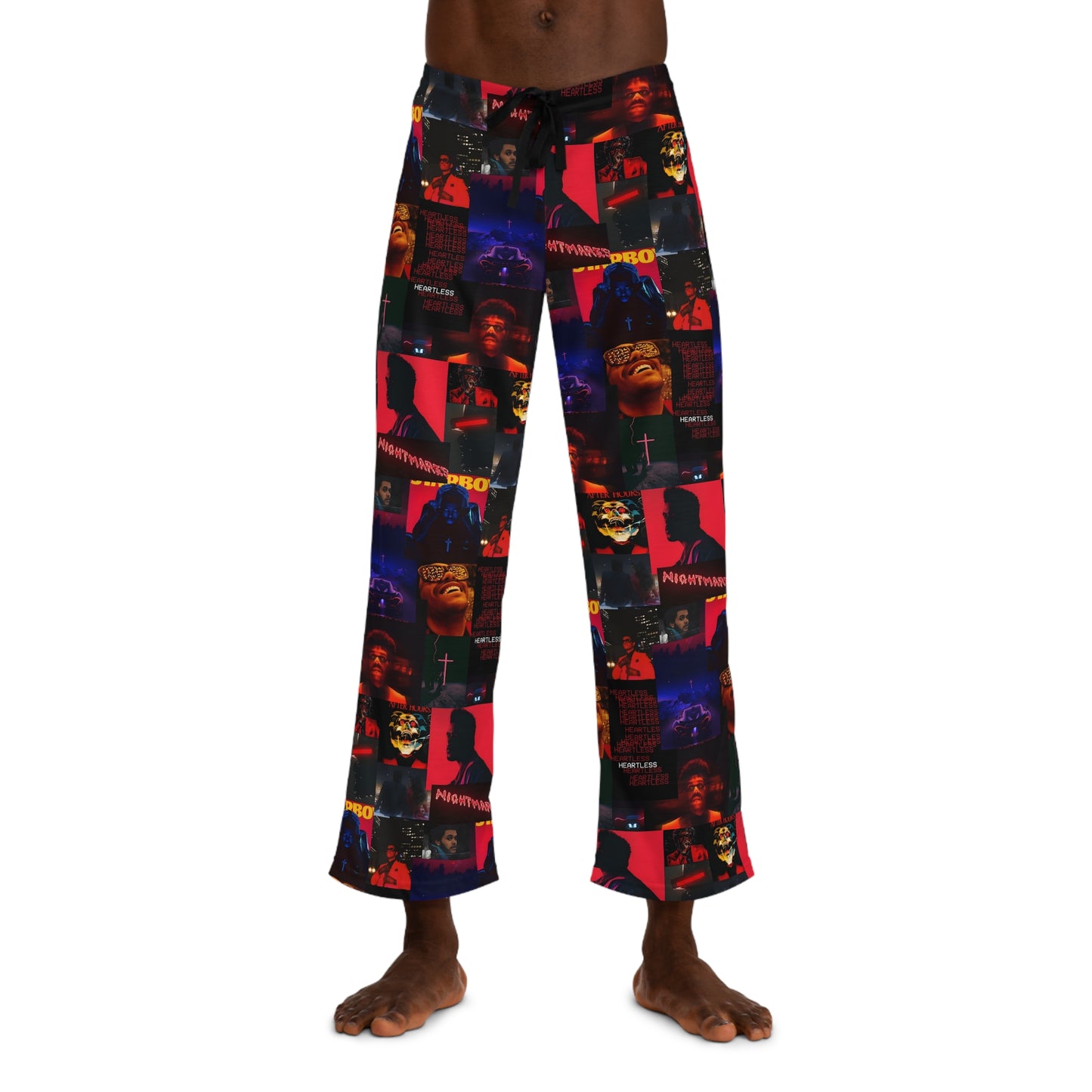 The Weeknd Heartless Nightmares Collage Men's Pajama Pants