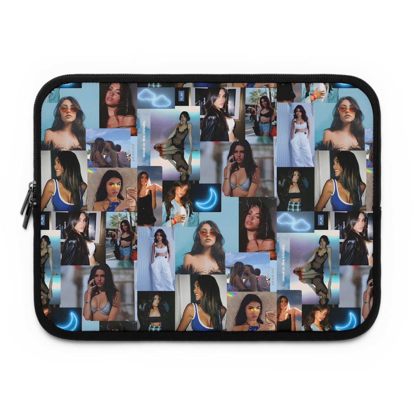 Madison Beer Mind In The Clouds Collage Laptop Sleeve