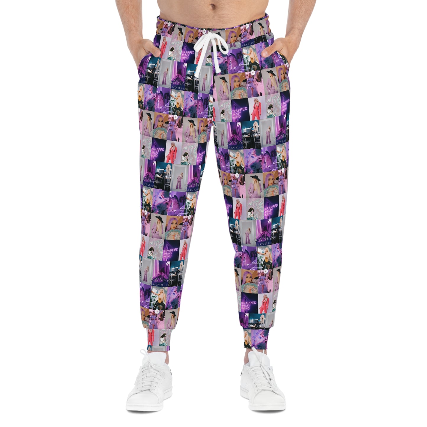 Ava Max Belladonna Photo Collage Athletic Joggers