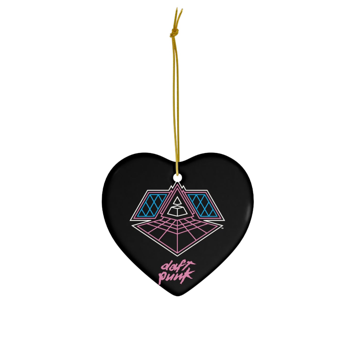 Daft Punk Alive 2007 Logo Ceramic Ornament