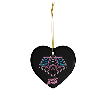 Daft Punk Alive 2007 Logo Ceramic Ornament