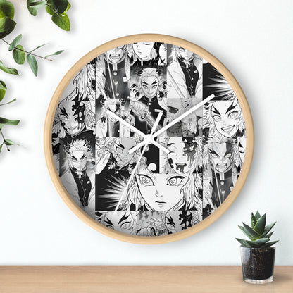 Demon Slayer Kyojuro Rengoku Collage Wall Clock