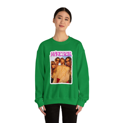 Måneskin Group Photo Unisex Heavy Blend Crewneck Sweatshirt