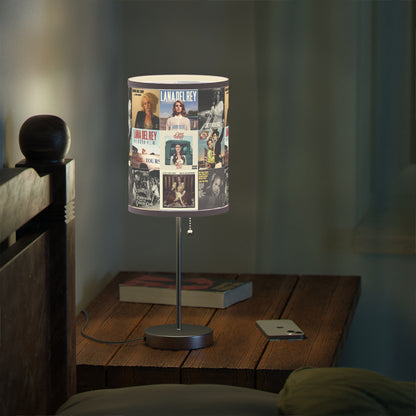 Lana Del Rey Album Cover Collage Lamp on a Stand