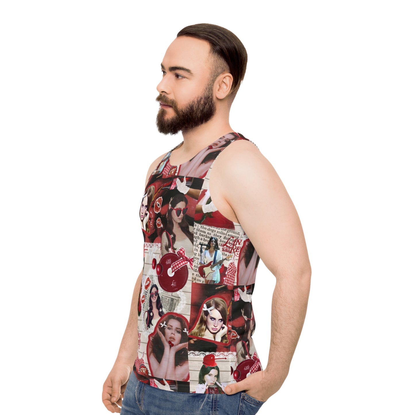 Lana Del Rey Cherry Coke Collage Unisex Tank Top