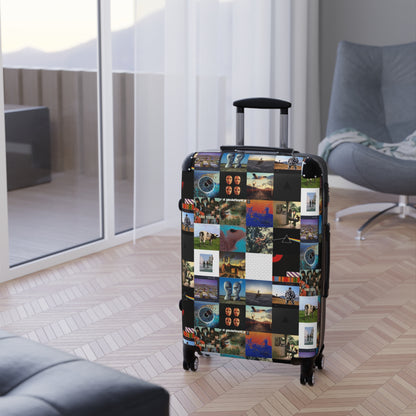 Pink Floyd Album Cover Collage Suitcase