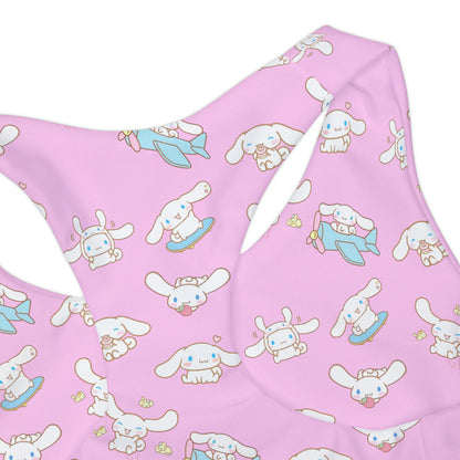 Cinnamoroll Playing Around Pattern Girls Two Piece Swimsuit