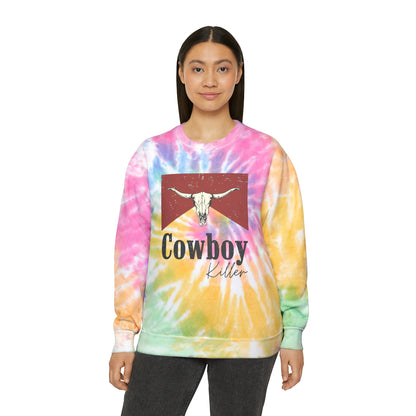 Morgan Wallen Cowboy Killer Unisex Tie-Dye Sweatshirt