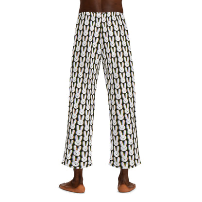 Bad Bunny Logo Pattern Men's Pajama Pants