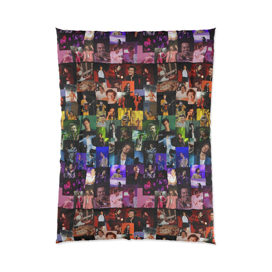 Harry Styles Rainbow Photo Collage Comforter