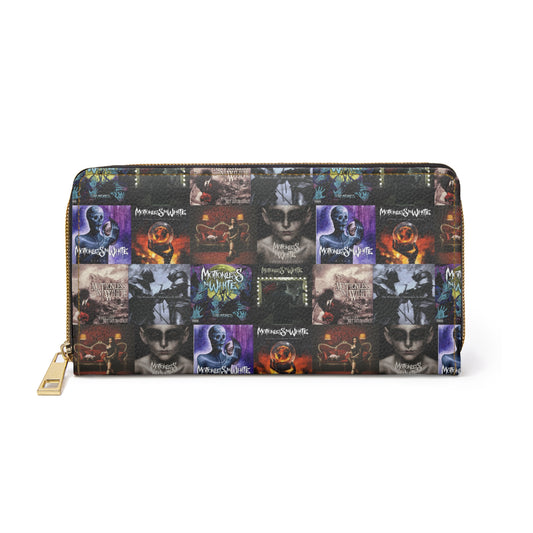 Motionless In White Album Cover Collage Zipper Wallet
