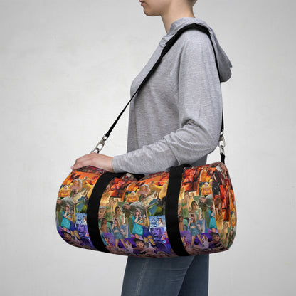 Taylor Swift Rainbow Photo Collage Duffel Bag