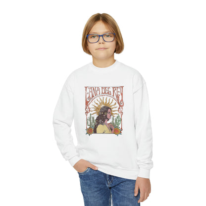 Lana Del Rey Vintage Artwork Youth Crewneck Sweatshirt