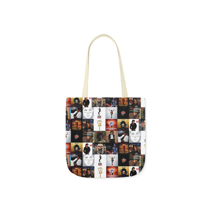 Michael Jackson Album Cover Collage Polyester Canvas Tote Bag