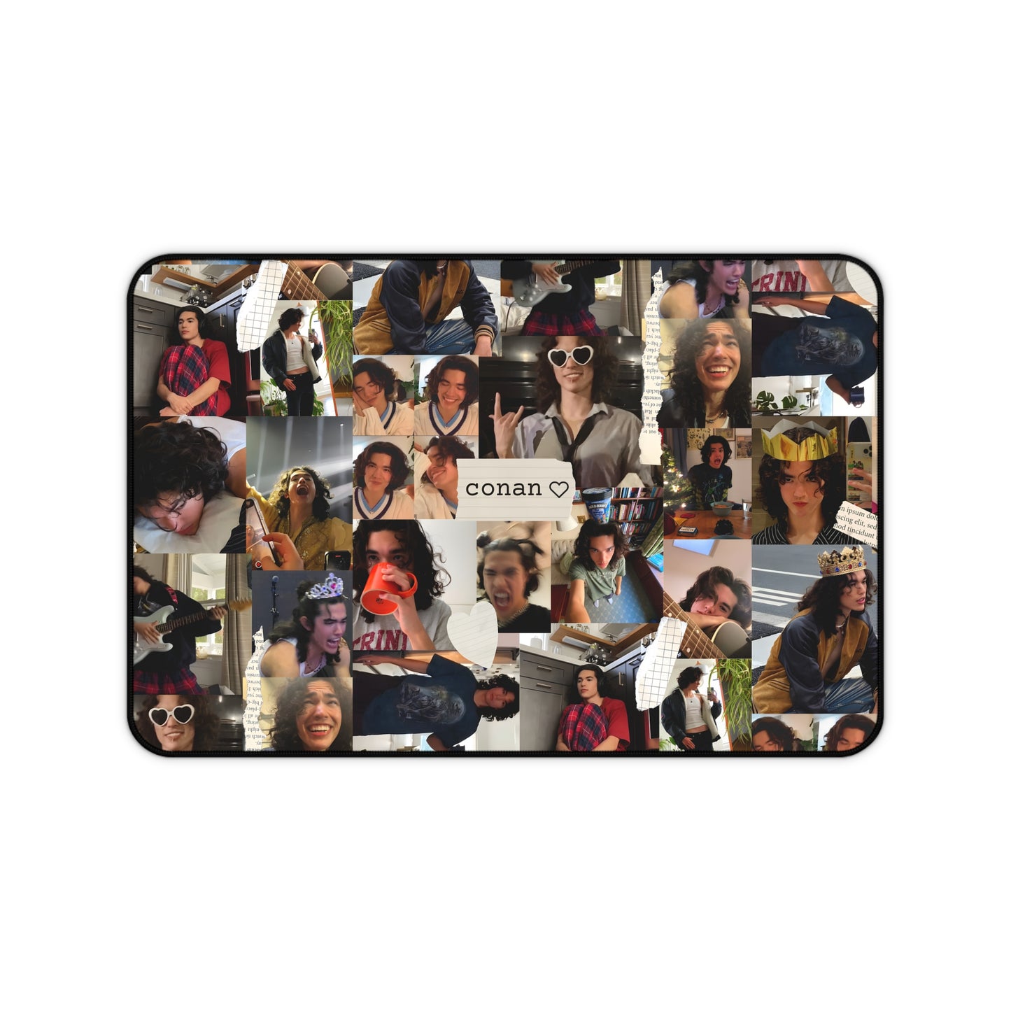 Conan Grey Being Cute Photo Collage Desk Mat