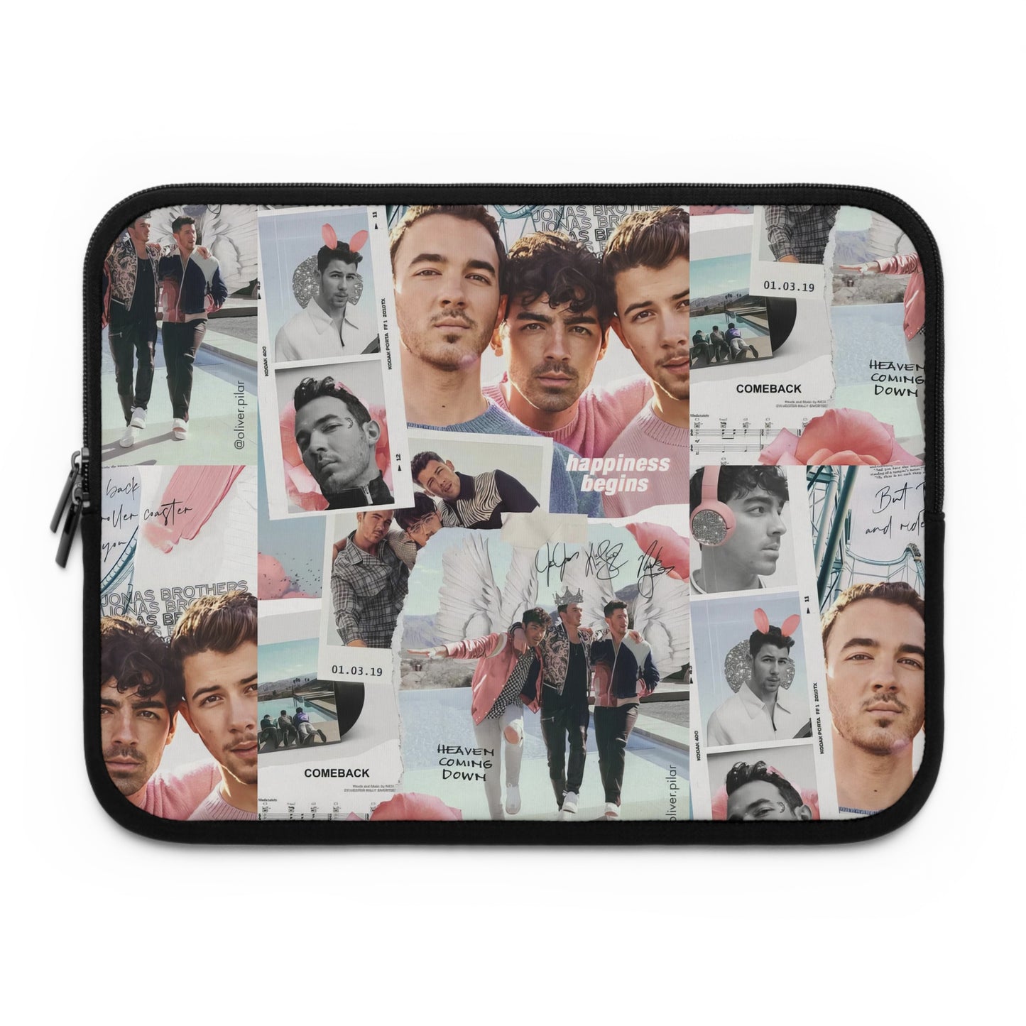 Jonas Brothers Happiness Begins Collage Laptop Sleeve