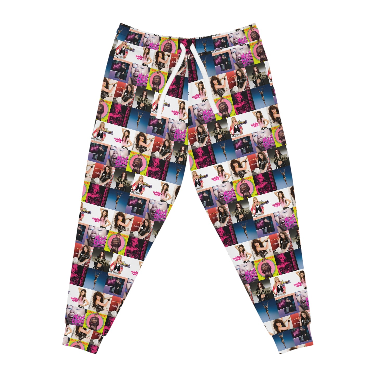 Miley Cyrus Album Cover Collage Athletic Jogger Sweatpants