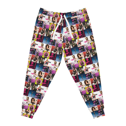 Miley Cyrus Album Cover Collage Athletic Jogger Sweatpants