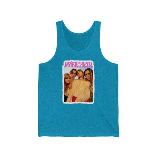 Måneskin Group Photo Unisex Jersey Tank