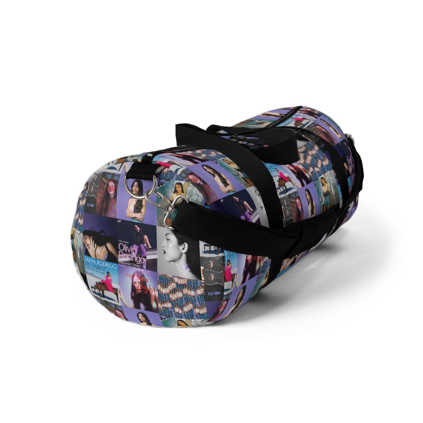 Olivia Rodrigo Album Cover Art Collage Duffel Bag