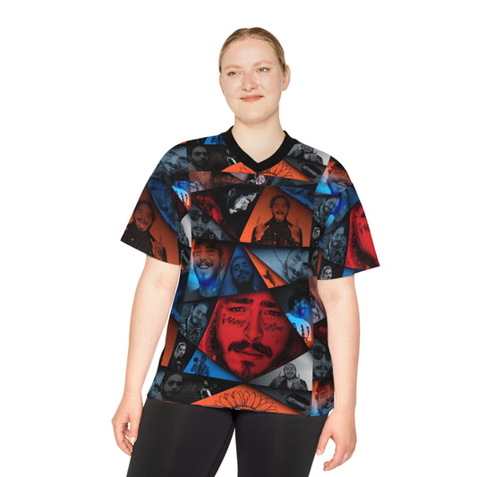 Post Malone Crystal Portaits Collage Unisex Football Jersey