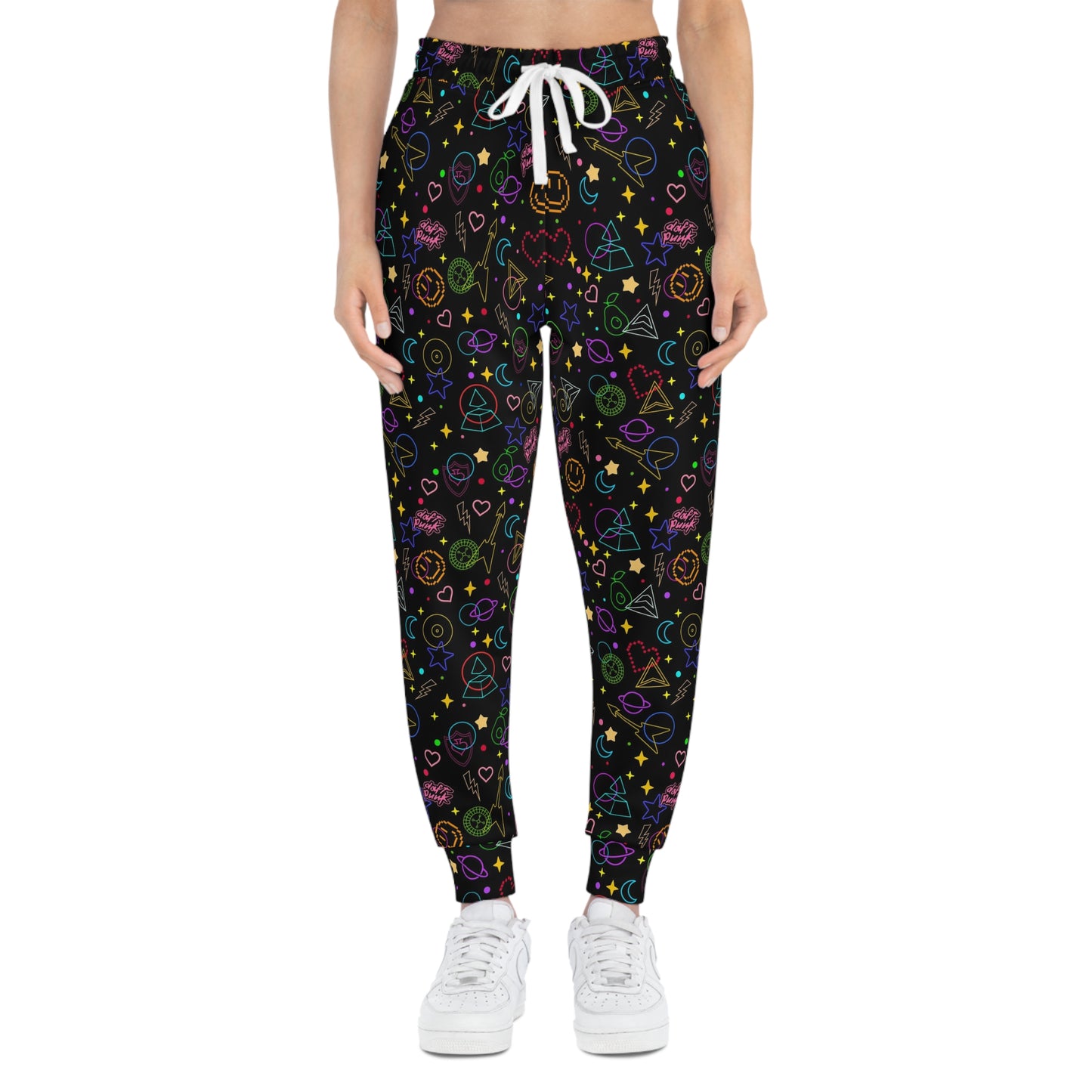 Daft Punk Arcade Carpet Pattern Athletic Jogger Sweatpants