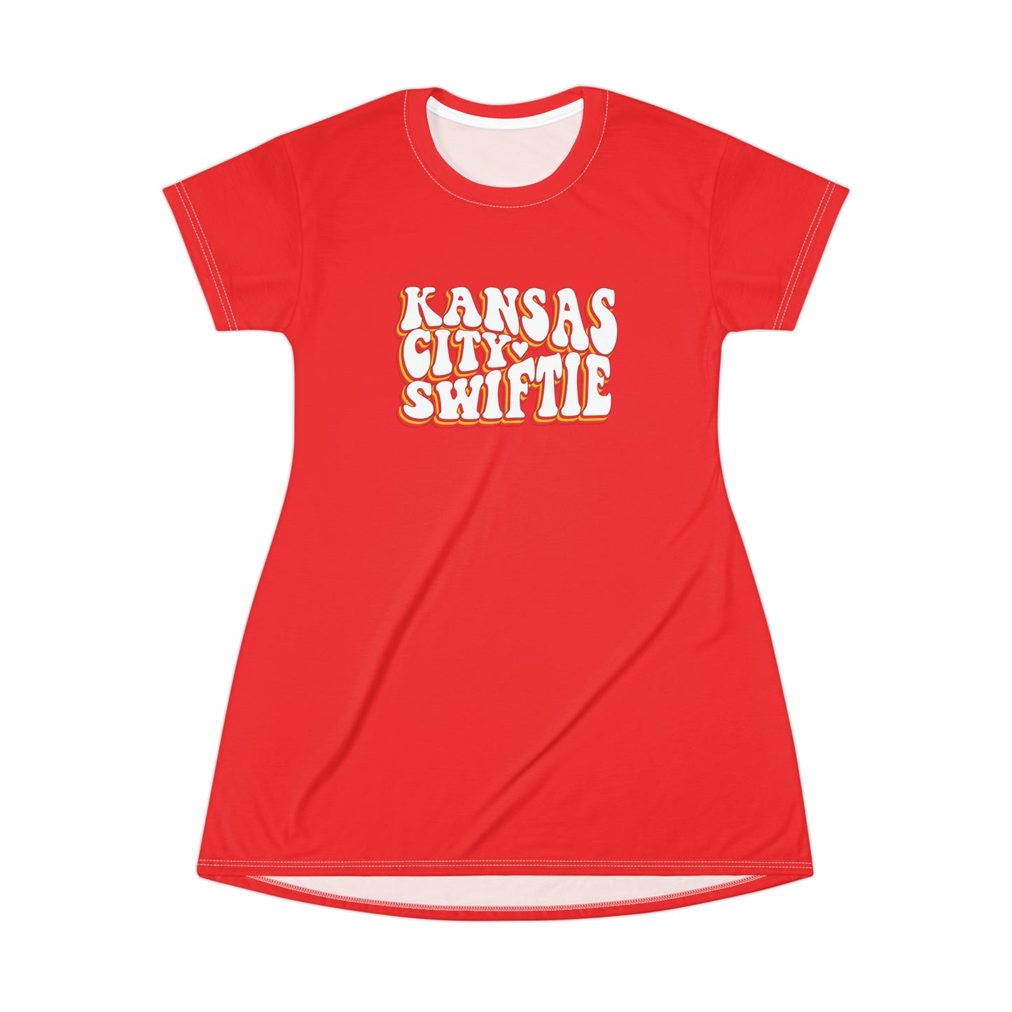 Taylor Swift Kansas City Swiftie T-Shirt Dress