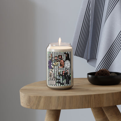 Beetlejuice Strage And Unusual Collage Scented Candle