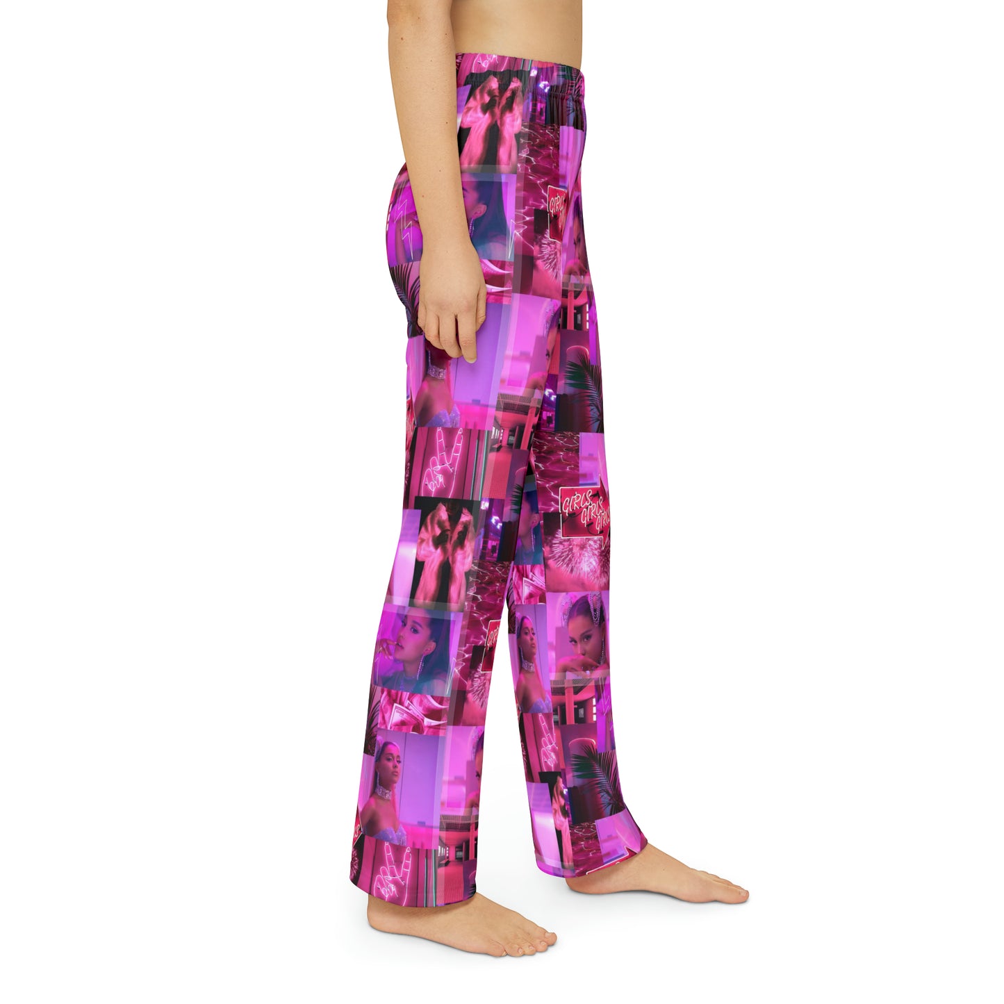 Ariana Grande 7 Rings Collage Kids Pajama Pants