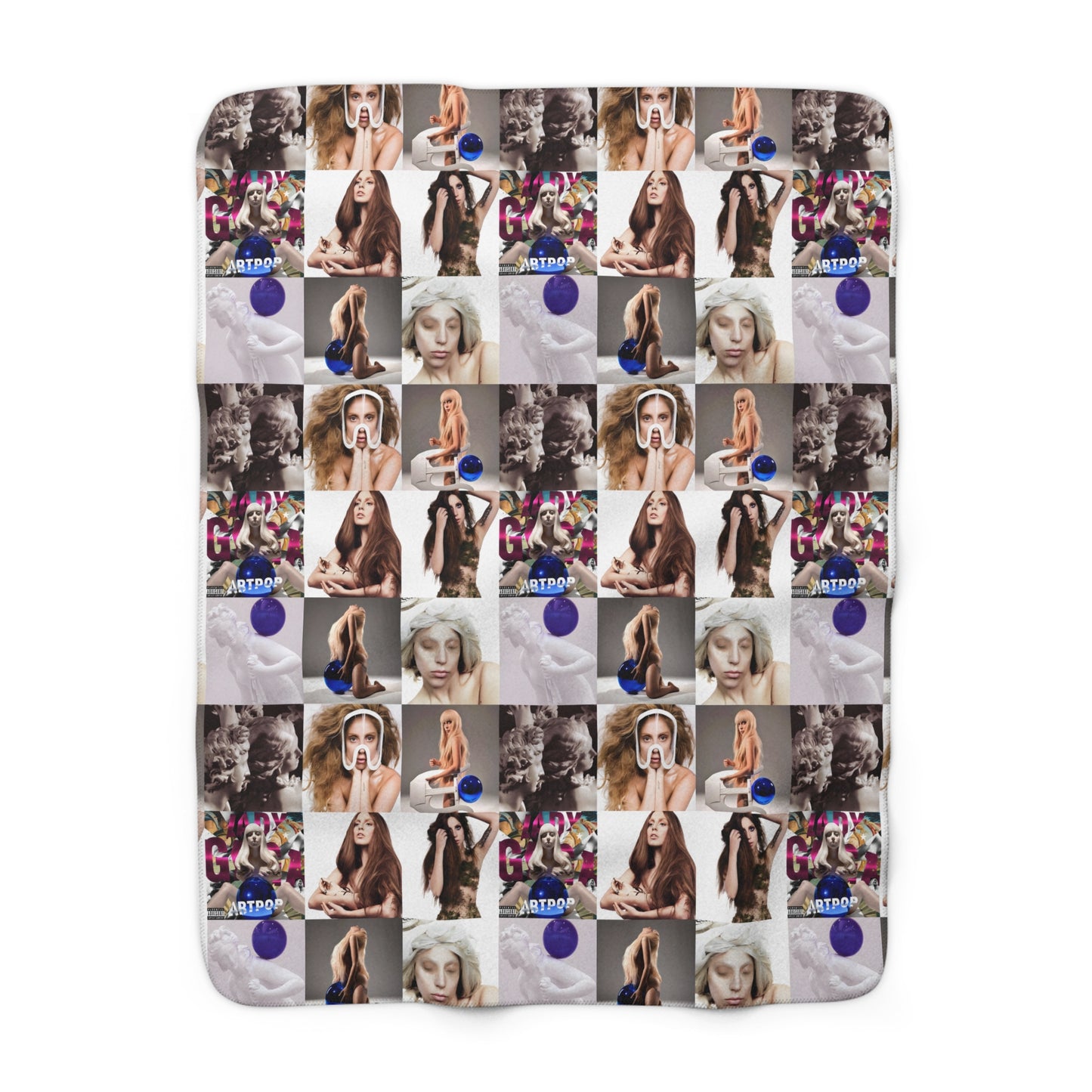 Lady Gaga ARTPOP Mosaic Sherpa Fleece Blanket