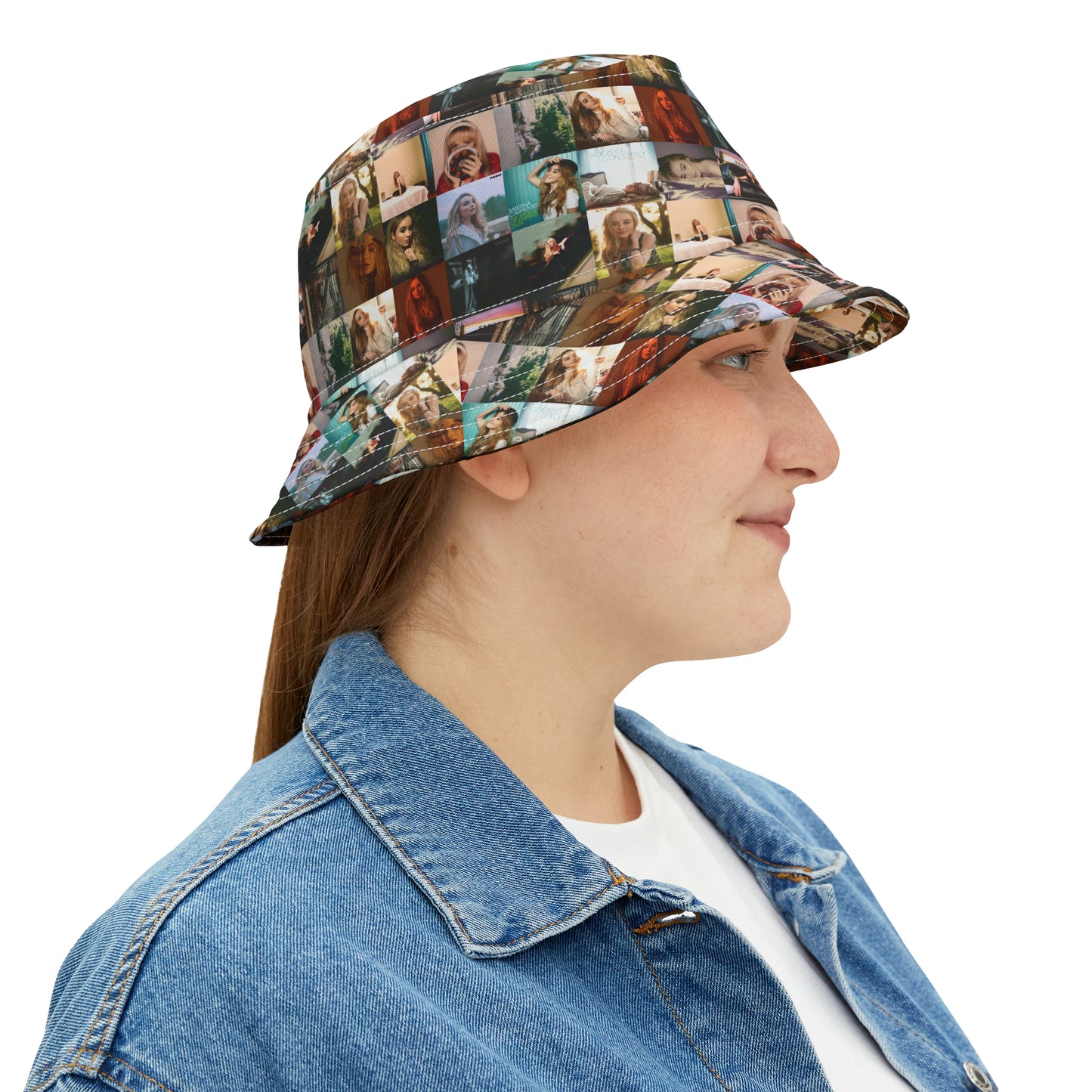 Sabrina Carpenter Album Cover Collage Bucket Hat