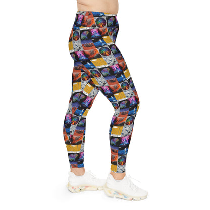 Muse Album Cover Collage Plus Size Leggings