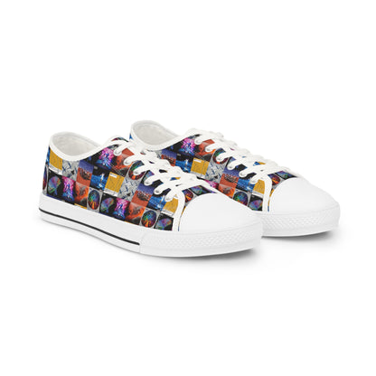 Muse Album Cover Collage Men's Low Top Sneakers